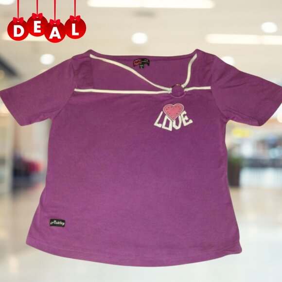 LOVE Top Sz L Juniors - Picture 1 of 2
